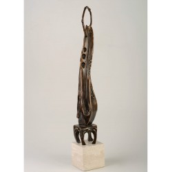 Evanghelist I - sculptură în bronz, artist Liviu Bumbu